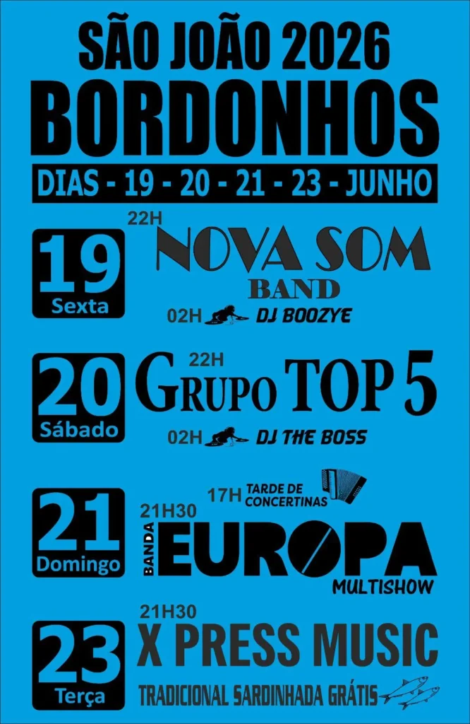 Festas de Bordonhos (São João) 2026