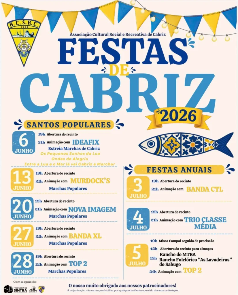 Festas de Cabriz 2026