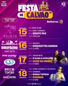 Festas de Calvão (Senhor do Rosário) 2026