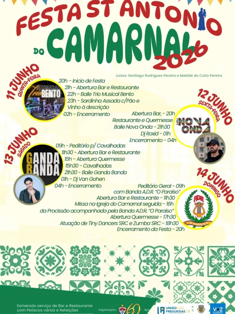 Festas de Camarnal (Santo António) 2026