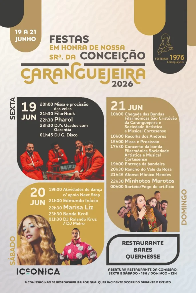 Festas da Caranguejeira (Senhora da Conceição) 2026