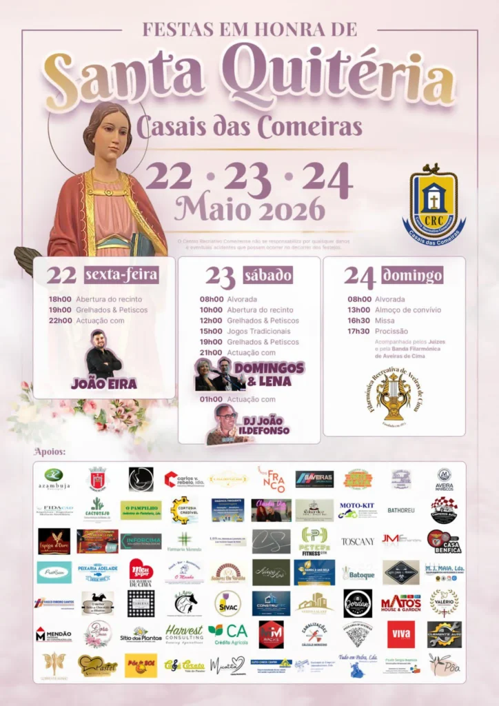 Festas de Casais das Comeiras (Santa Quitéria) 2026