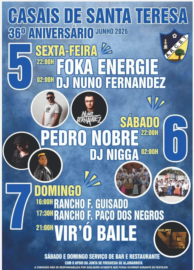 Festas de Casais de Santa Teresa 2026