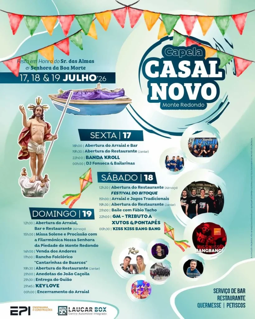 Festas de Casal Novo, Monte Redondo 2026