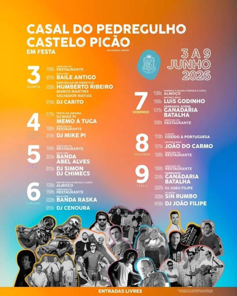 Festas de Casal do Pedregulho 2026