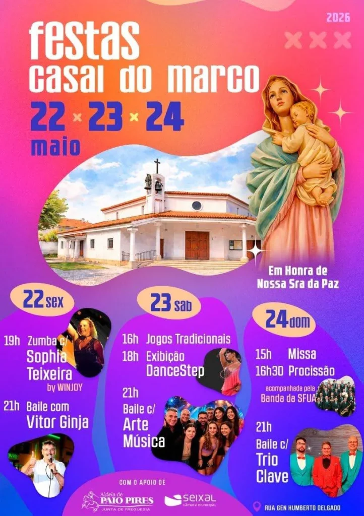 Festas do Casal do Marco (Senhora da Paz) 2026