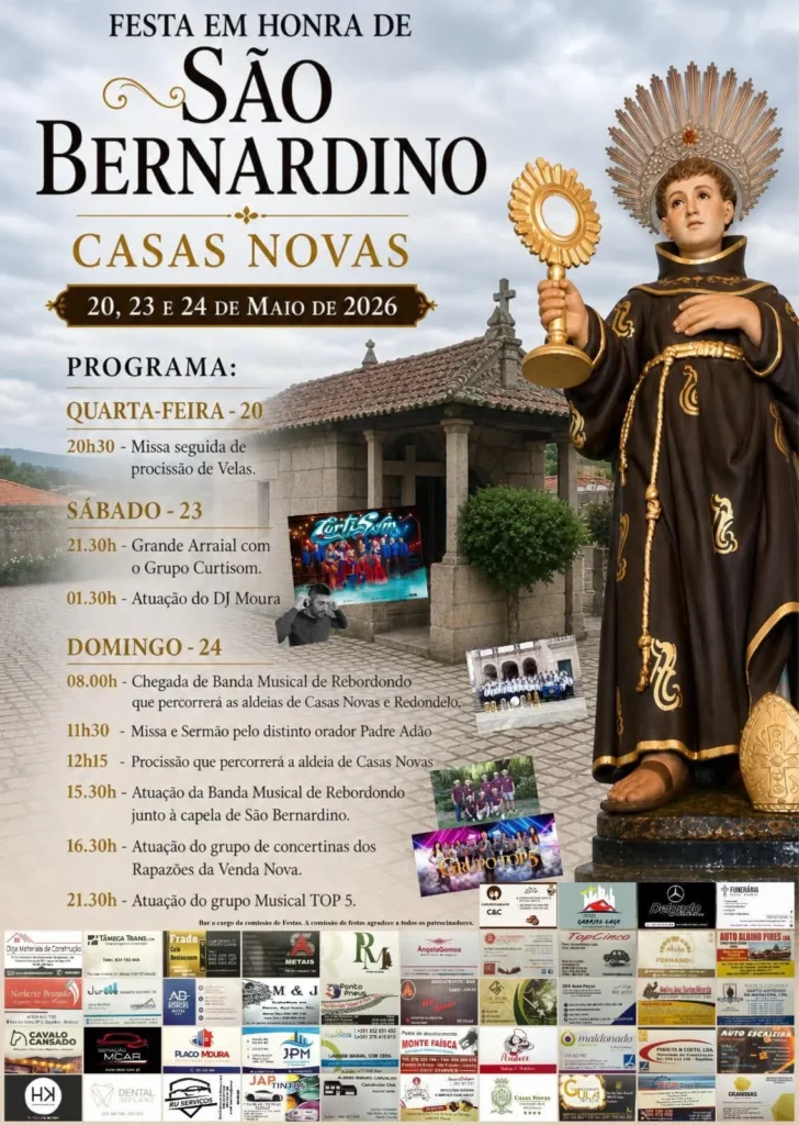 Festas de Casas Novas (São Bernardino) 2026