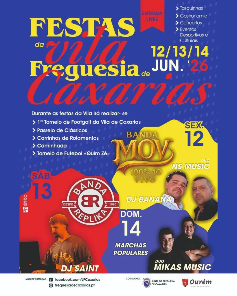 Festas de Caxarias 2026