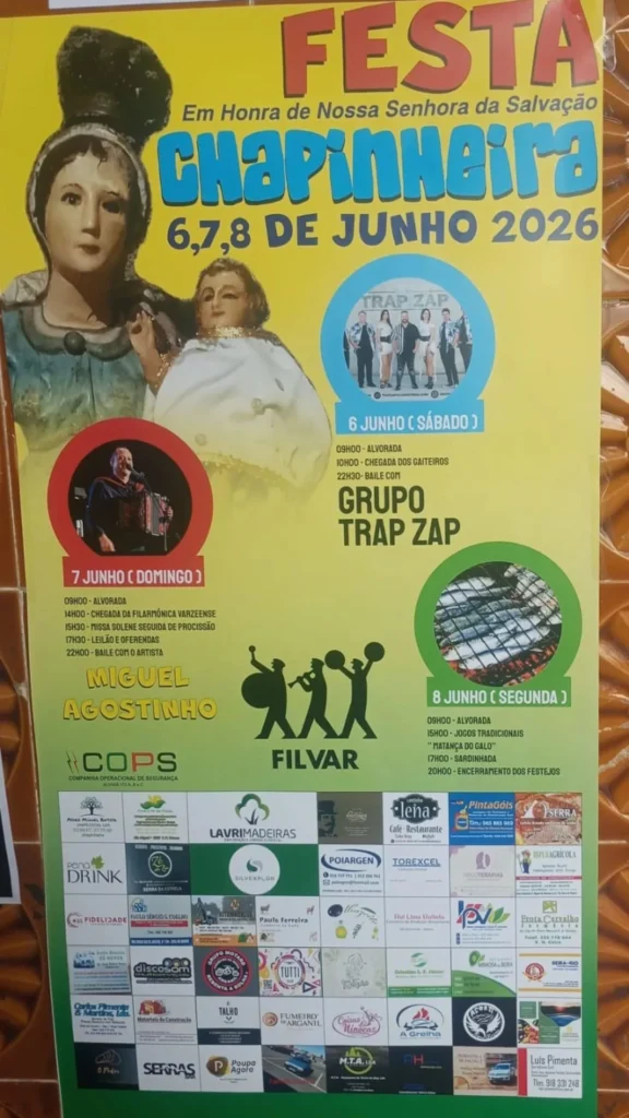 Festas da Chapinheira (Senhora da Salvação) 2026
