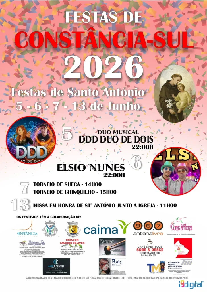Festas de Constância (Santo António) 2026