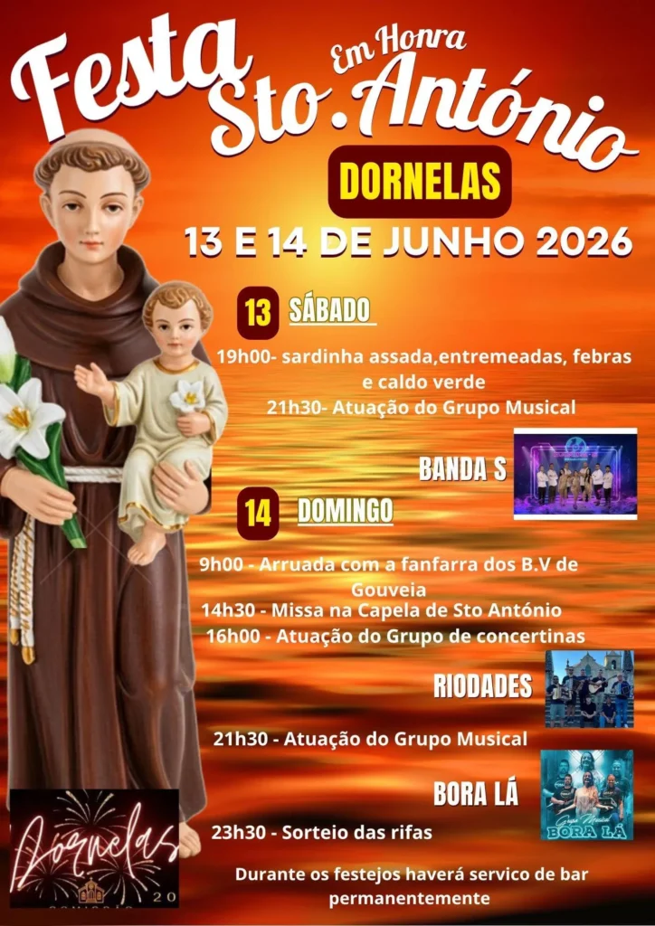 Festas de Dornelas (Santo António) 2026