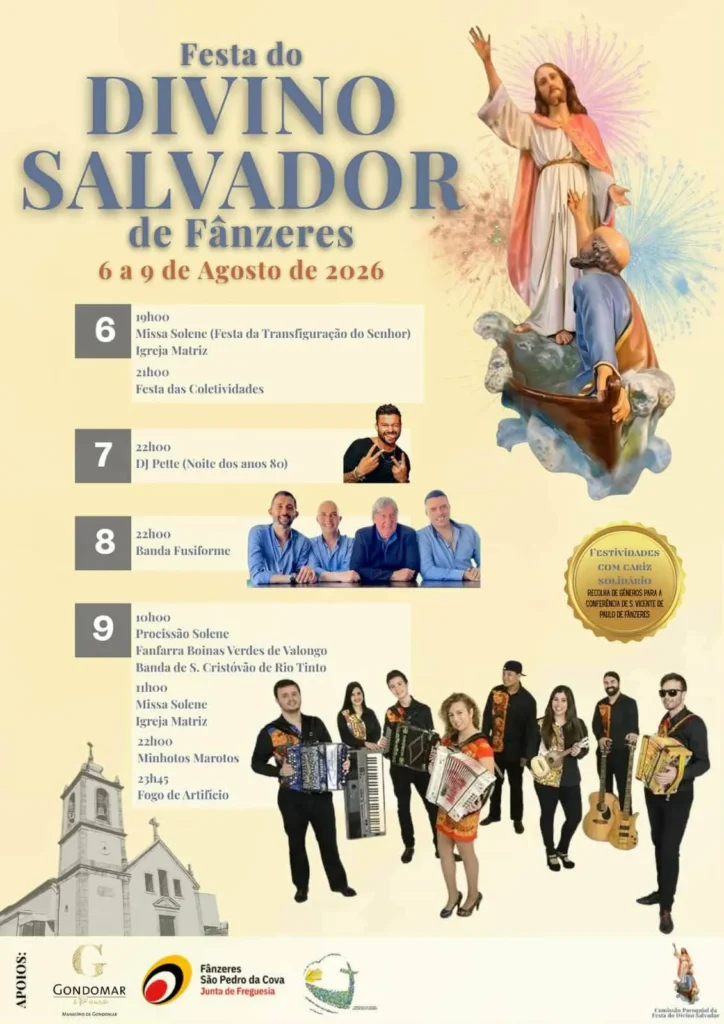 Festas de Fânzeres (Divino Salvador) 2026