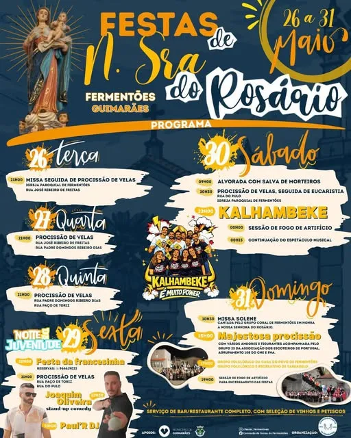 Festas de Fermentões (Senhora do Rosário) 2026