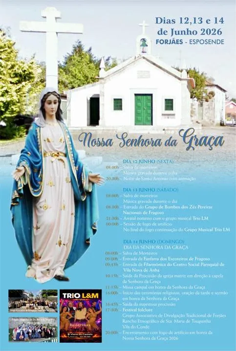 Festas de Forjães, Esposende (Senhora da Graça) 2026