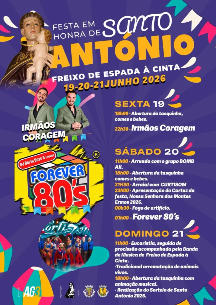 Festas de Freixo de Espada á Cinta (Santo António) 2026