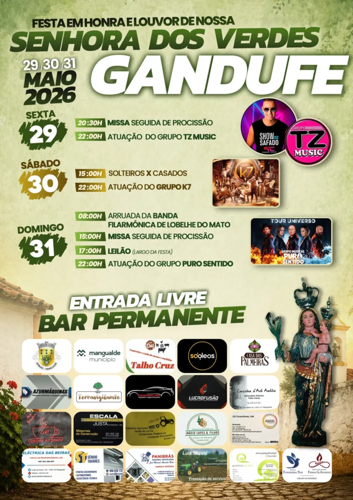 Festas de Gandufe (Senhora dos Verdes) 2026