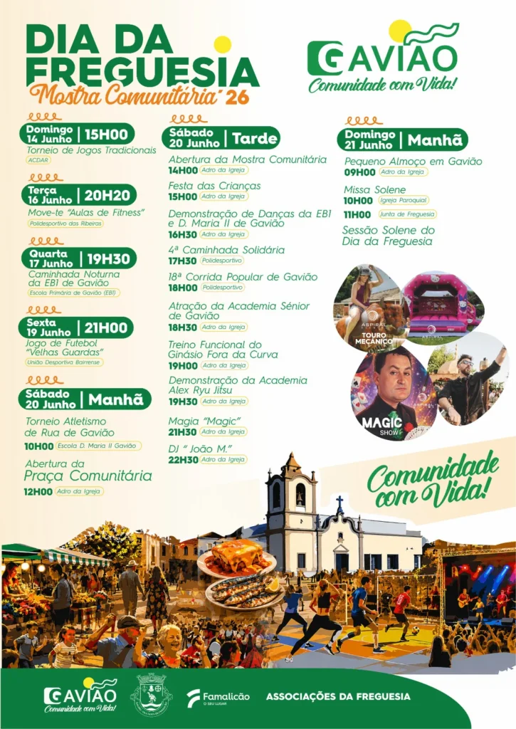 Festas de Gavião, Vila Nova de Famalicão 2026