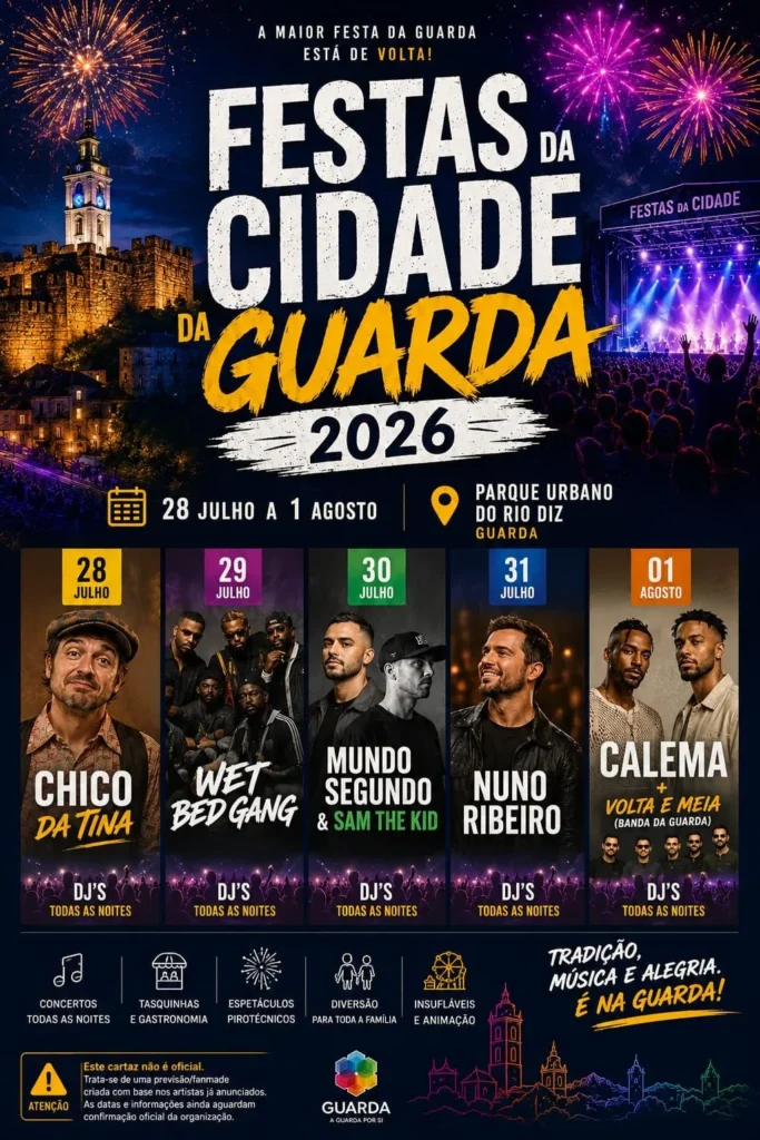 Festas da Guarda 2026