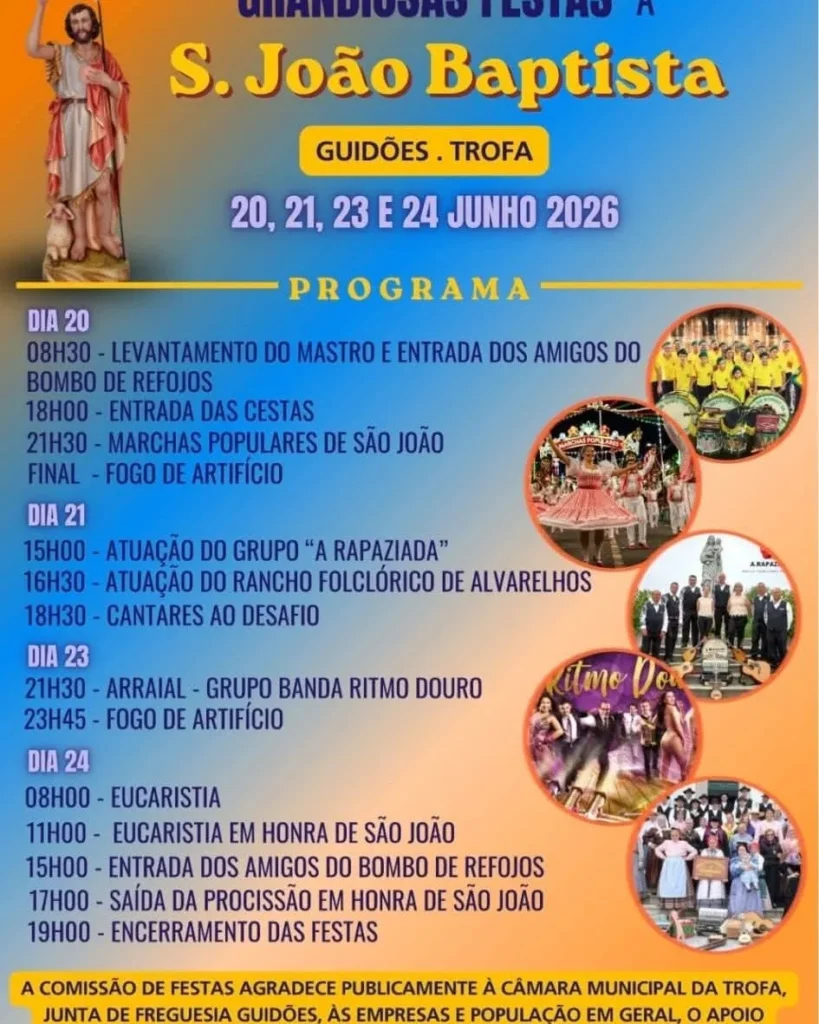 Festas de Guidões, Trofa (São João) 2026