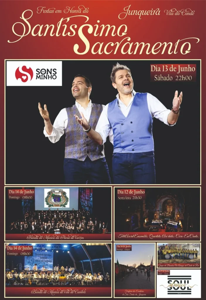 Festas da Junqueira, Vila do Conde (Santíssimo Sacramento) 2026