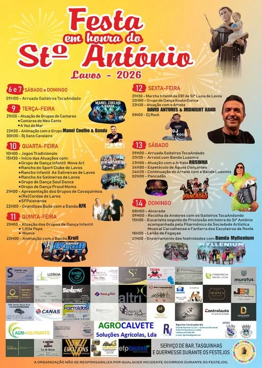 Festas de Lavos (Santo António) 2026