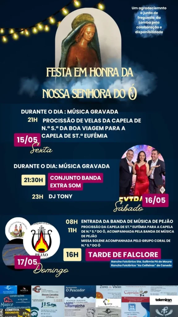 Festas de Lomba, Amarante (Senhora do Ó) 2026