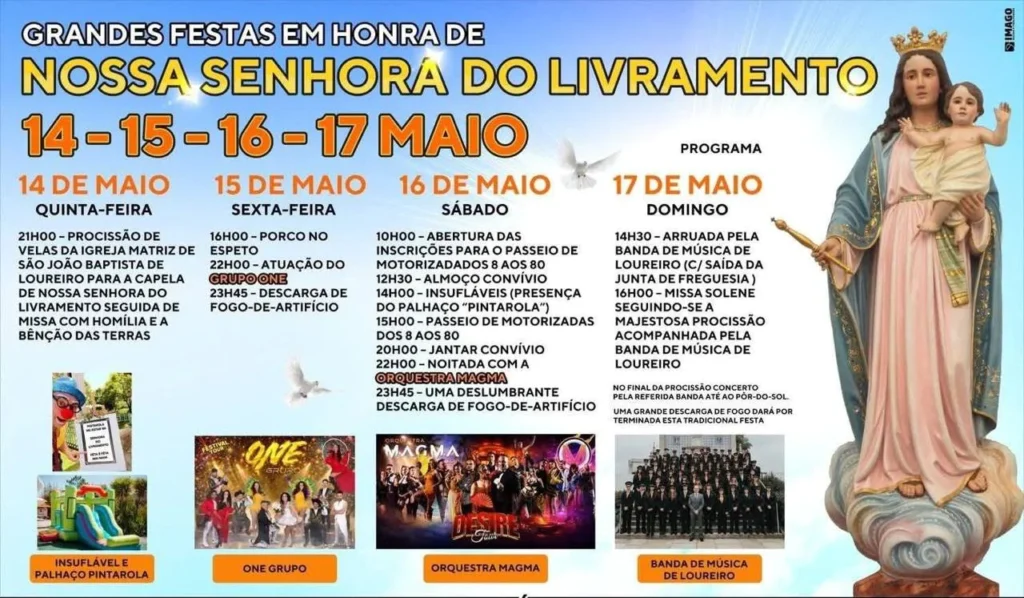 Festas de Loureiro, Oliveira de Azeméis (Senhora do Livramento) 2026