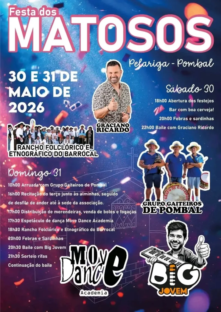 Festa dos Matosos 2026 em Pelariga