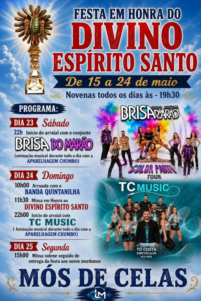 Festas de Mós de Celas (Divino Espírito Santo) 2026