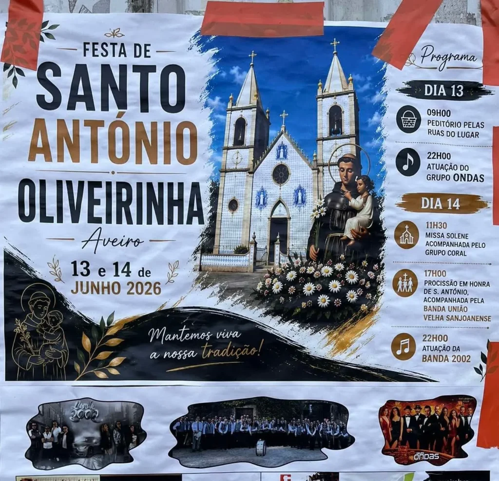 Festas de Oliveirinha, Aveiro (Santo António) 2026