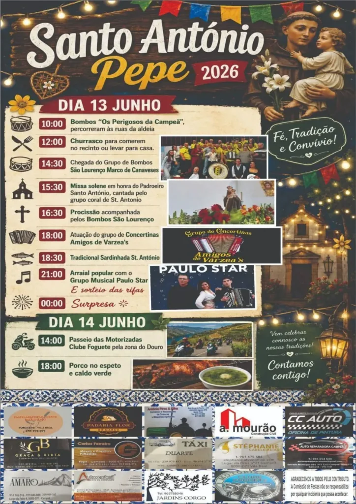 Festas de Pepe (Santo António) 2026
