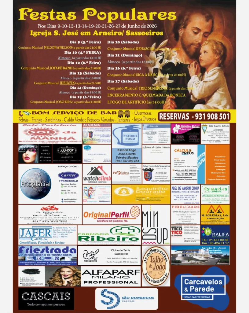 Festas de Sassoeiros (São José) 2026
