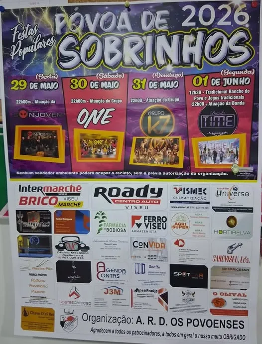 Festas de Póvoa de Sobrinhos 2026