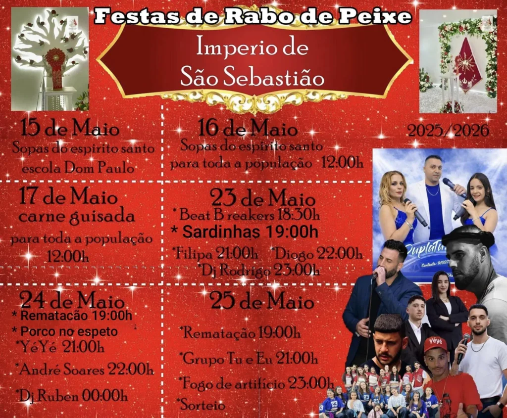 Festas de Rabo de Peixe (São Sebastião) 2026