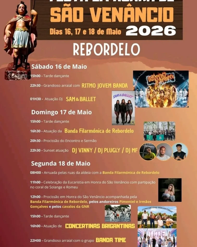 Festas de Rebordelo (São Venâncio) 2026