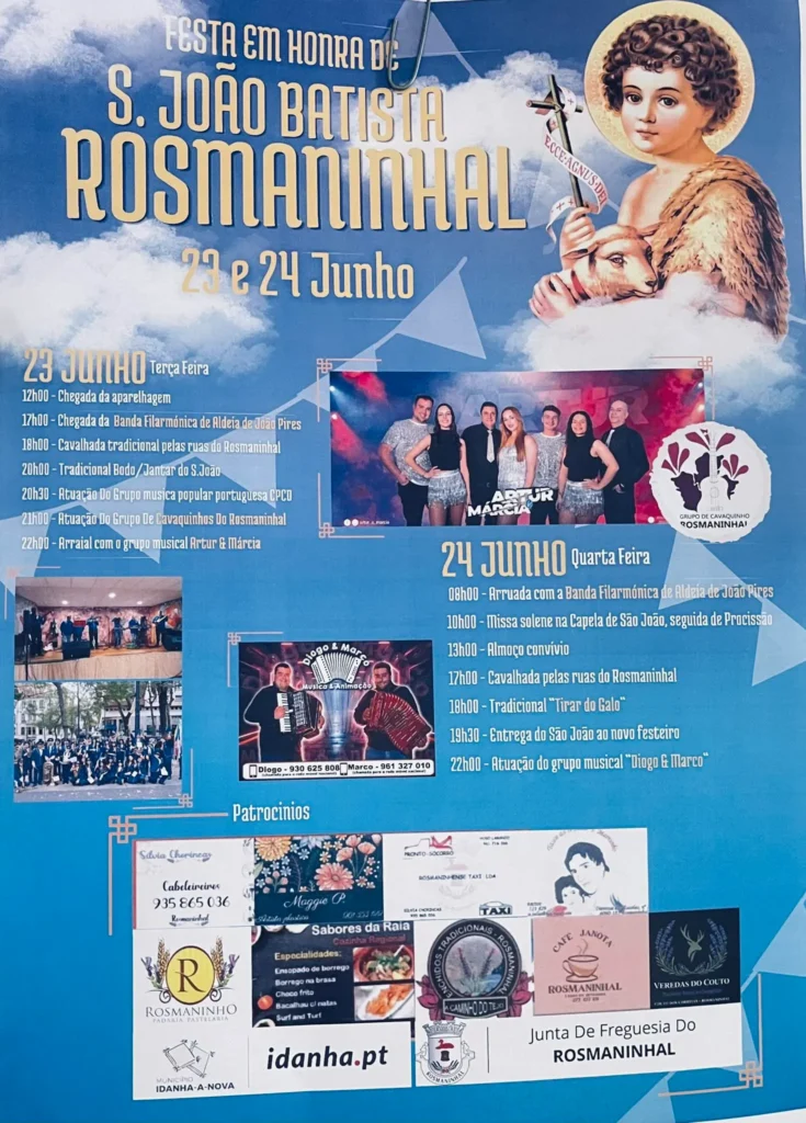 Festas do Rosmaninhal (São João) 2026