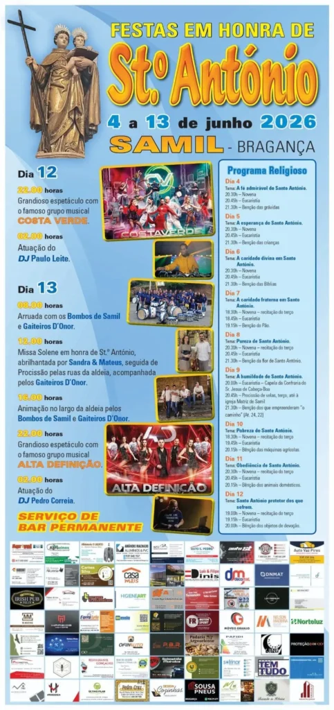 Festas de Samil (Santo António) 2026