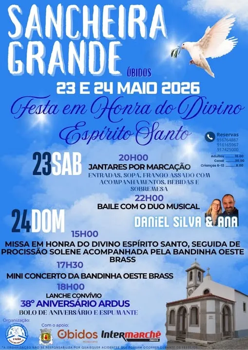 Festas de Sancheira Grande (Divino Espírito Santo) 2026