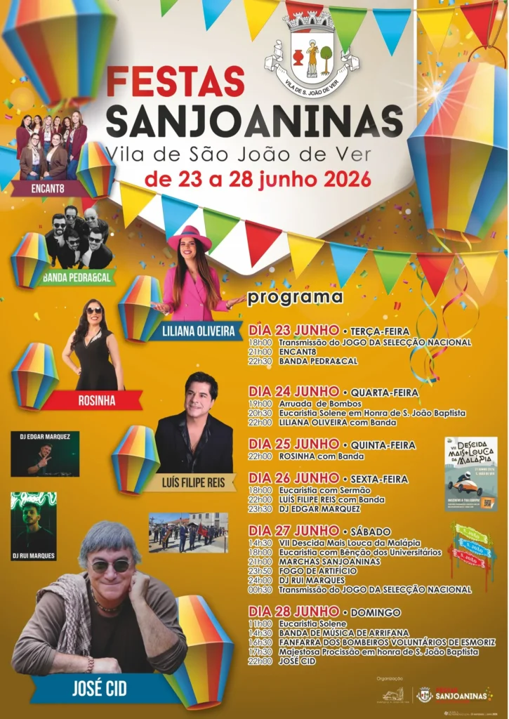 Festas sde São João de Ver (Sanjoaninas) 2026