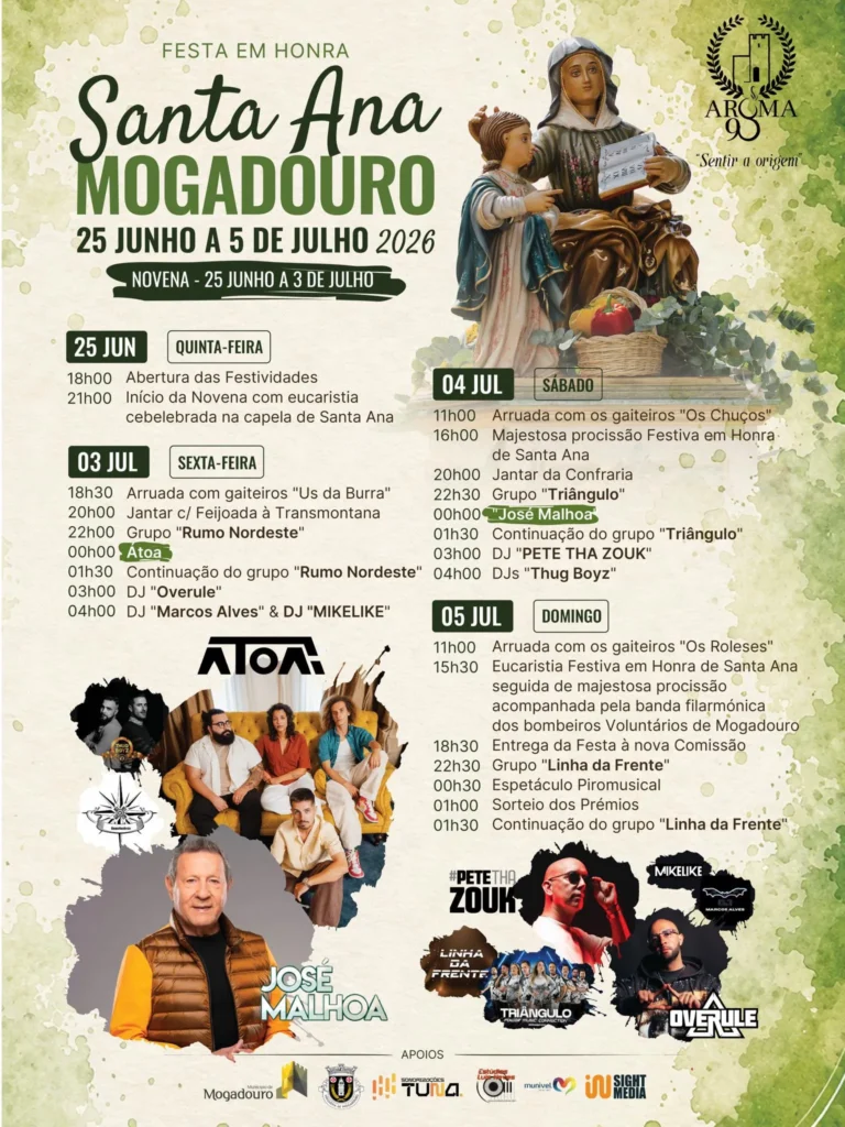 Festas de Mogadouro (Santa Ana) 2026