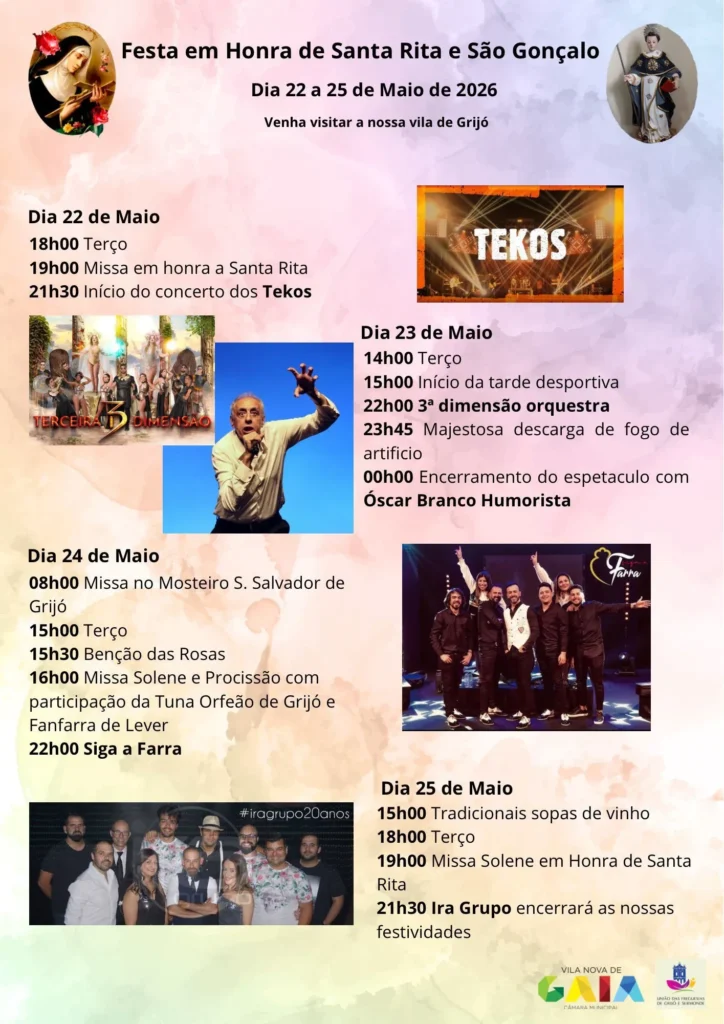 Festas de Grijó (Santa Rita) 2026