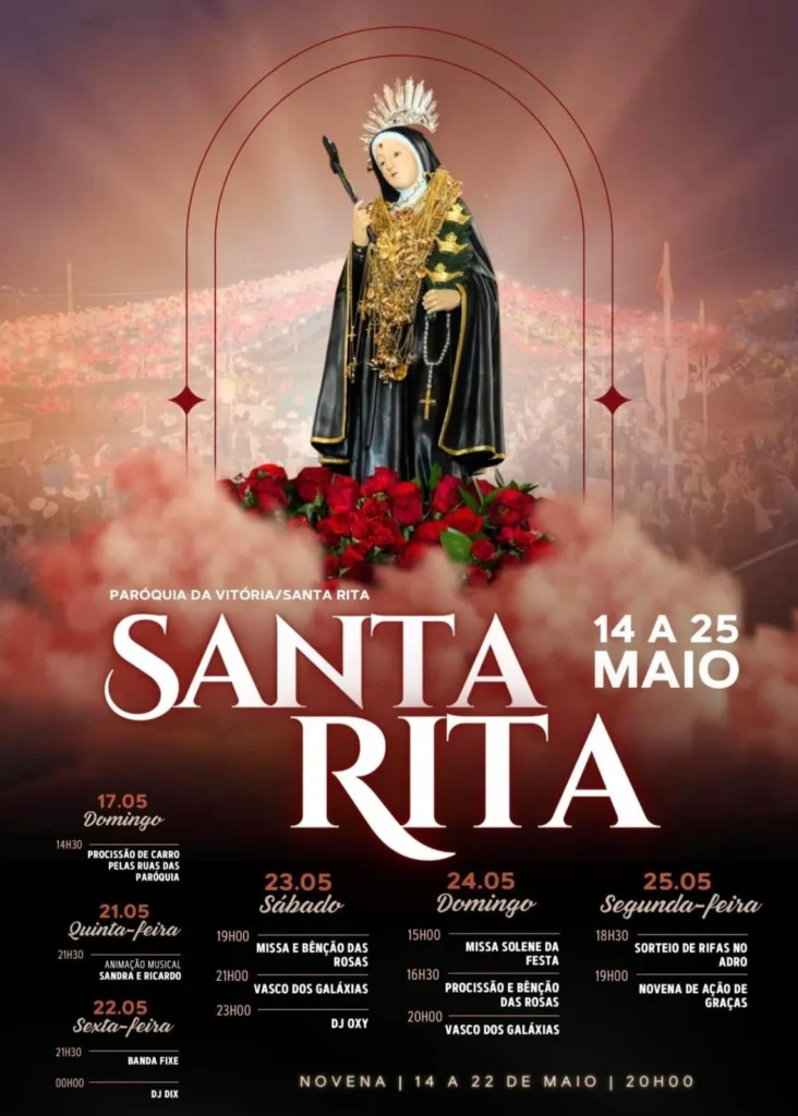 Festas de Vitória (Santa Rita) 2026 em São Martinho