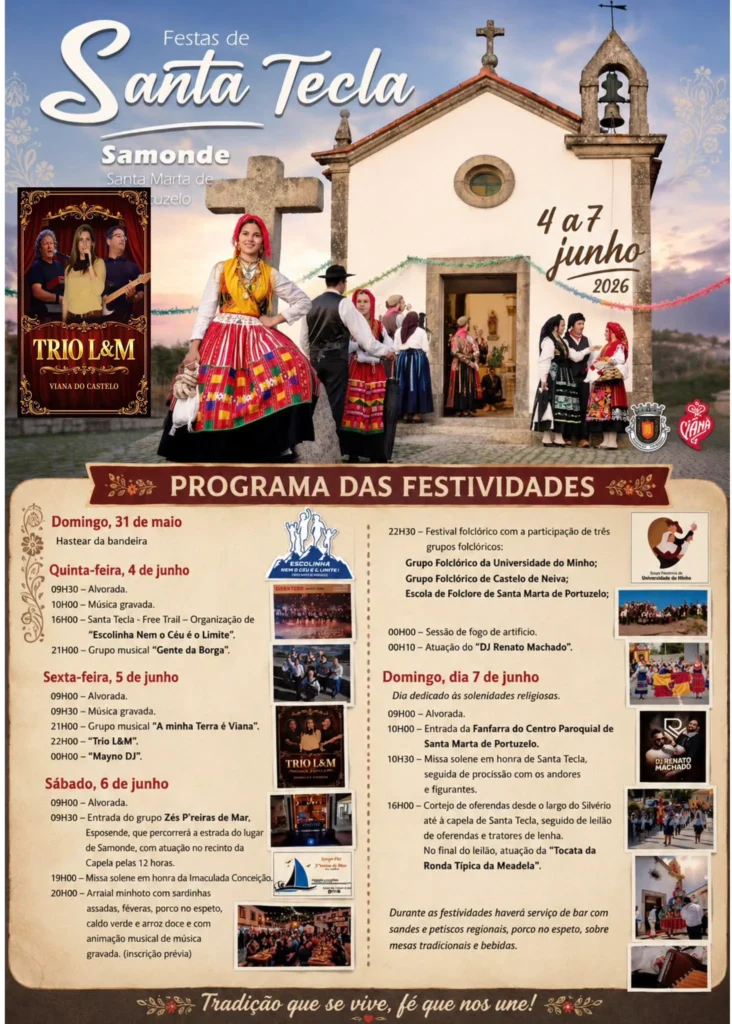 Festas de Samonde (Santo Tecla) 2026
