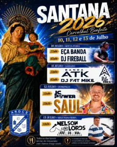 Festas de Santana 2026 em Carvalhal Benfeito