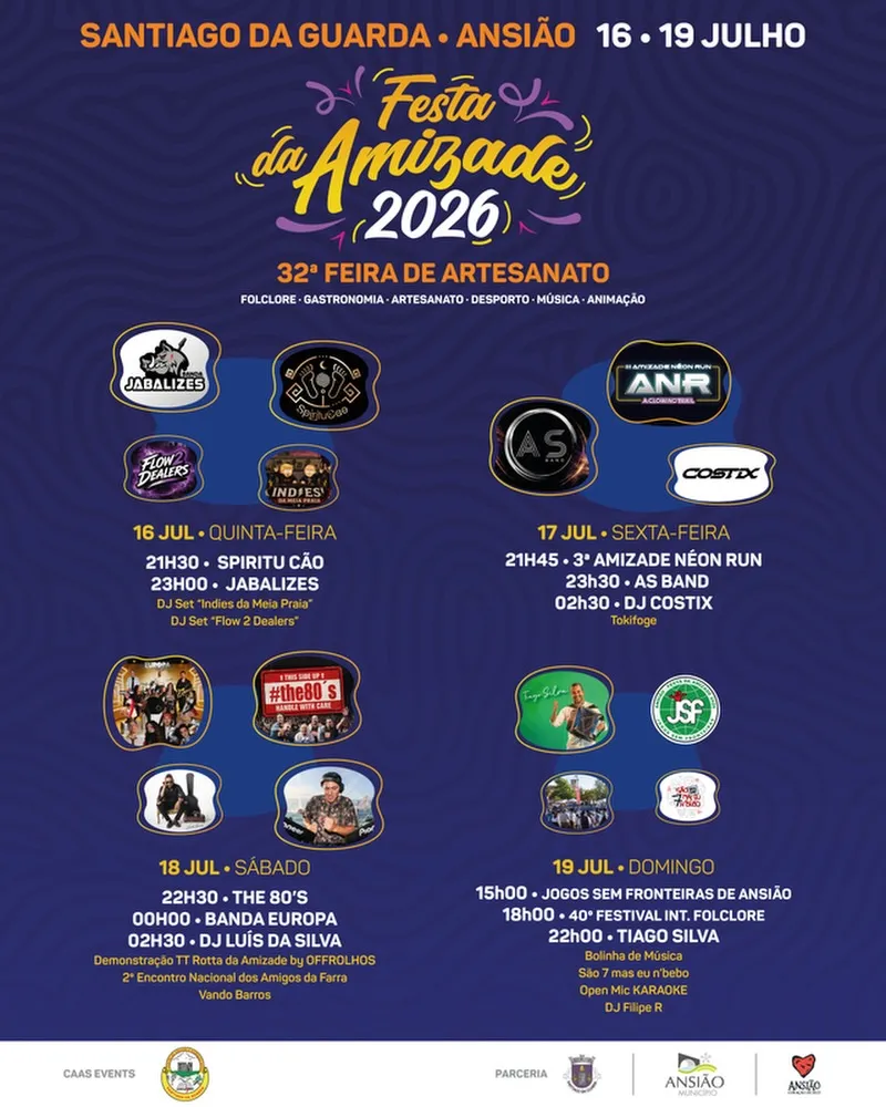 Festas de Santiago da Guarda (Amizade) 2026