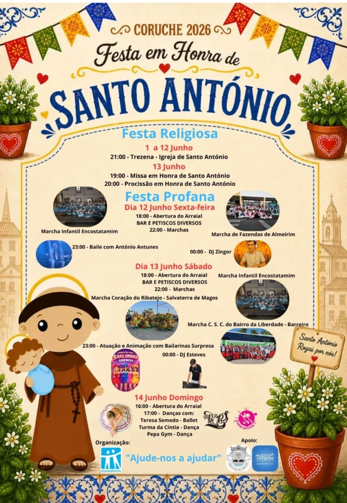 Festas de Coruche (Santo António) 2026