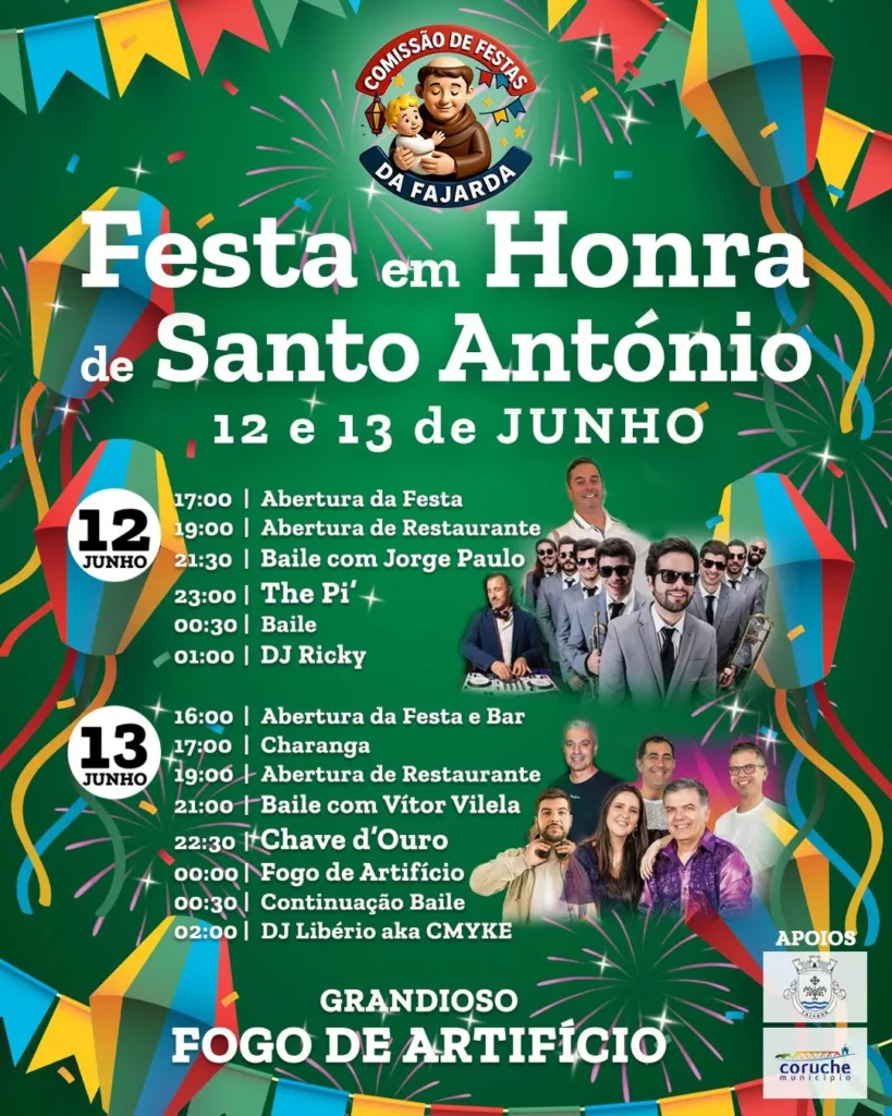 Festas de Fajarda (Santo António) 2026