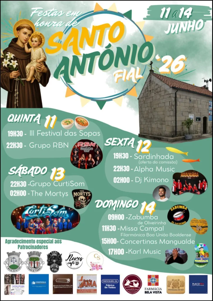 Festas de Fial (Santo António) 2026