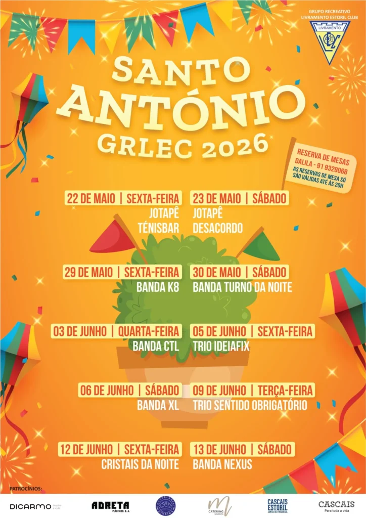 Festas de Livramento, Cascais (Santo António) 2026