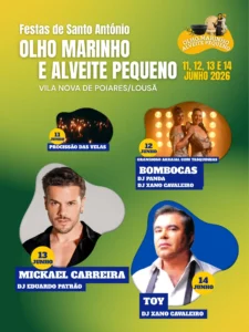 Festas de Olho Marinho e Alveite Pequeno (Santo António) 2026